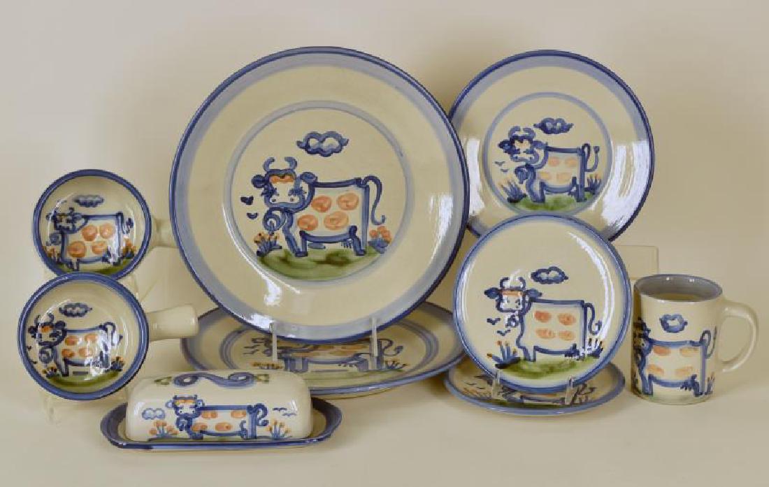 Collection Of M A Hadley Cow Painted Pottery (1 of 1)
