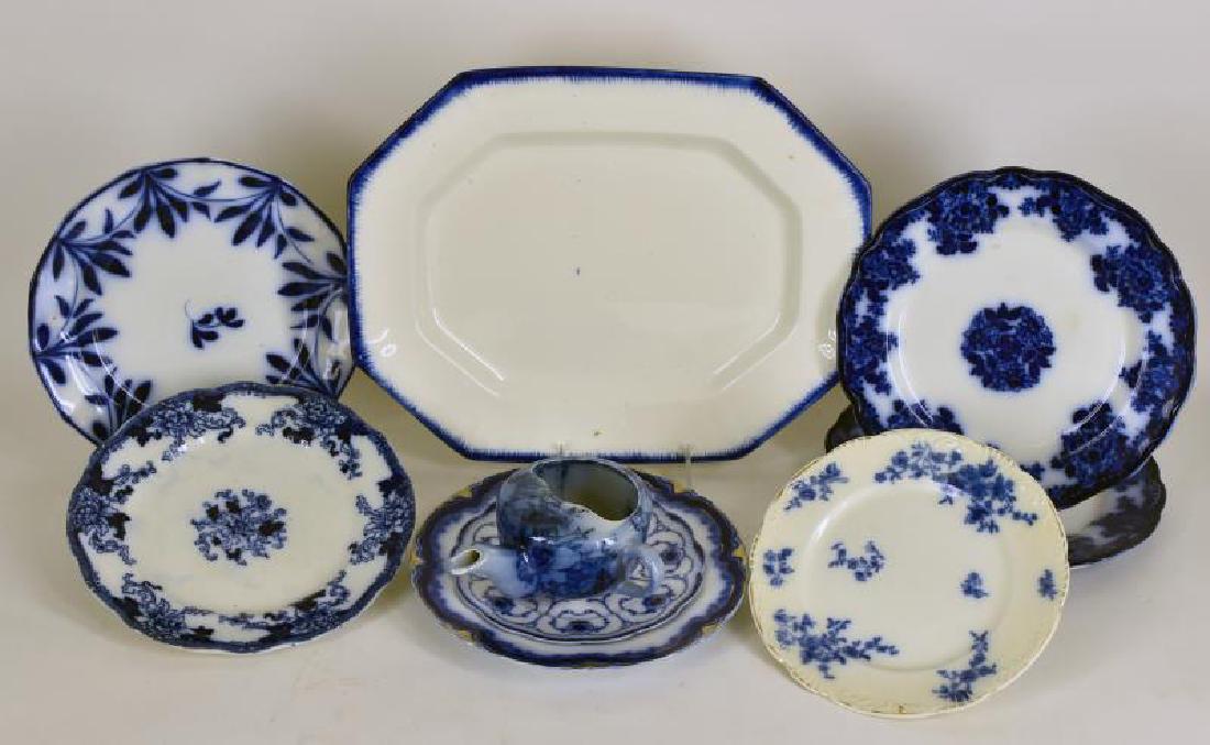 Collection Of Flow Blue Dishes (1 of 1)