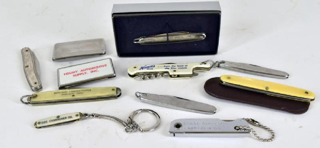 Collection Of Advertising Pocket Knives (1 of 1)