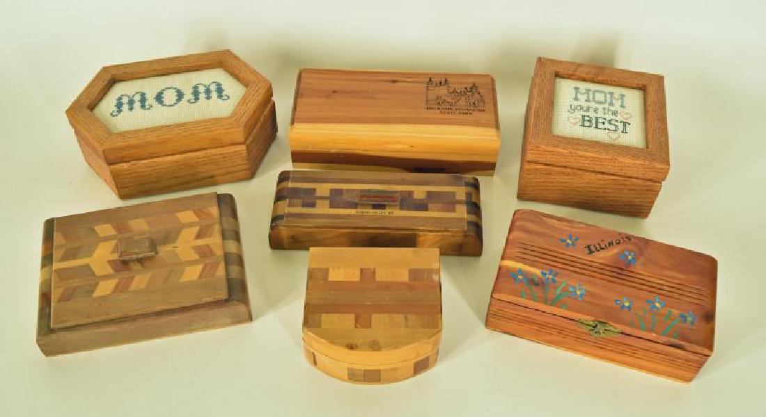 Collection Of Vintage Jewelry Boxes (1 of 1)