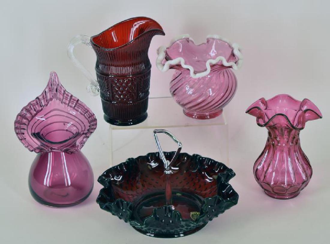 Collection Of Fenton Glassware (1 of 1)