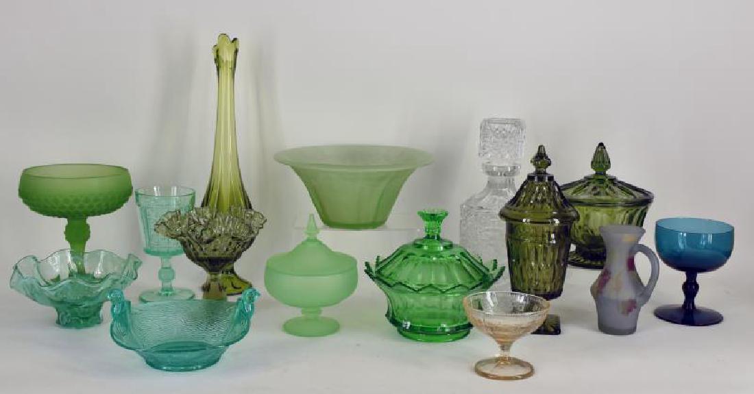 Collection Of Green Glassware (1 of 3)