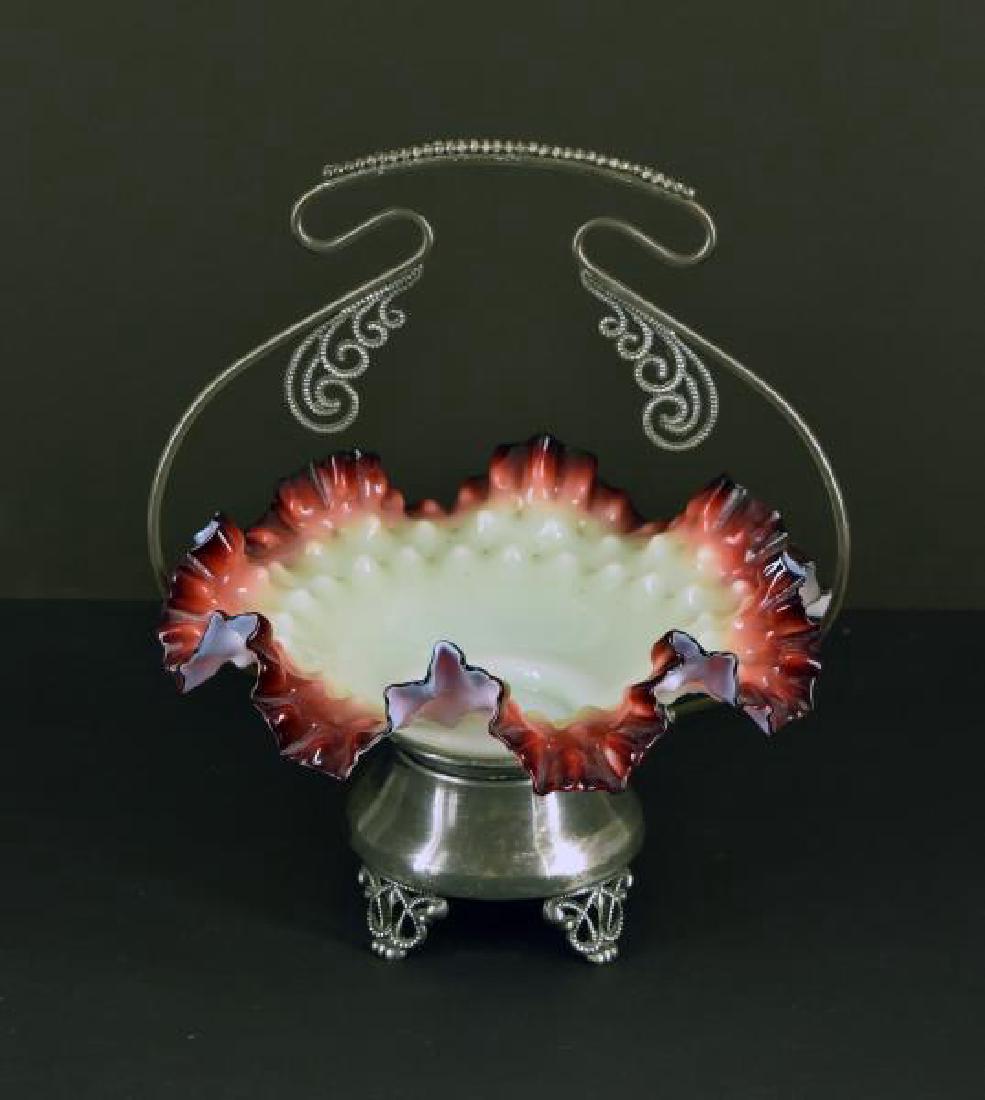 Antique Silver Plate Brides Basket (1 of 3)