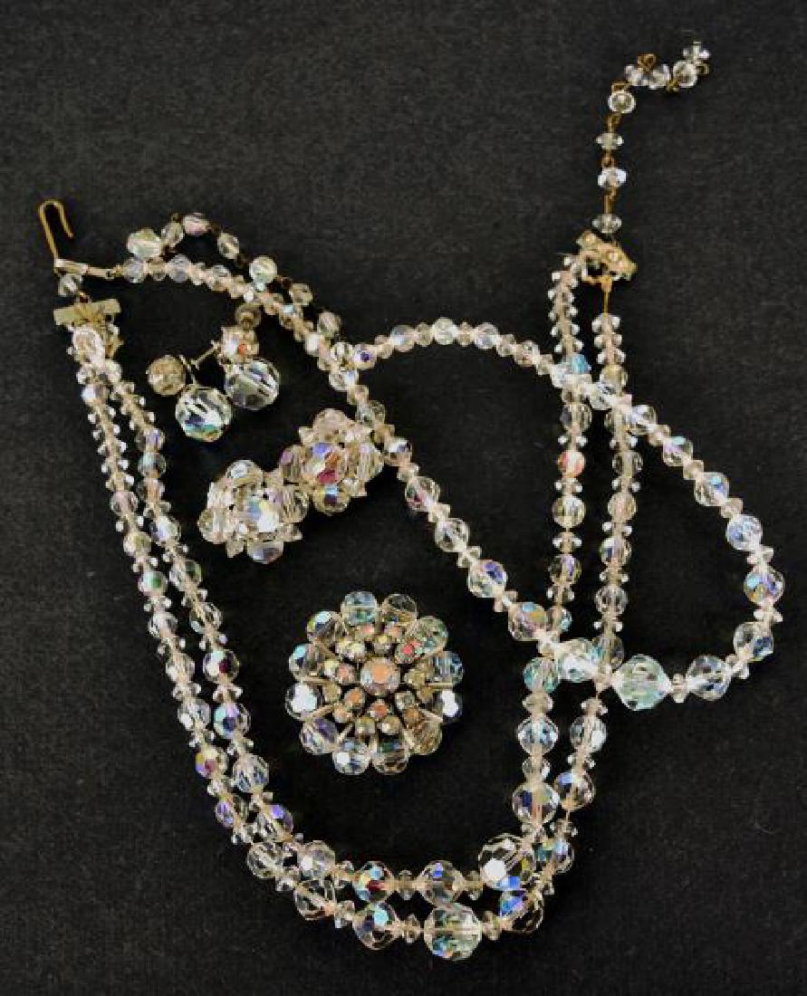 Two Demi-parure Rhinestone Sets (1 of 1)