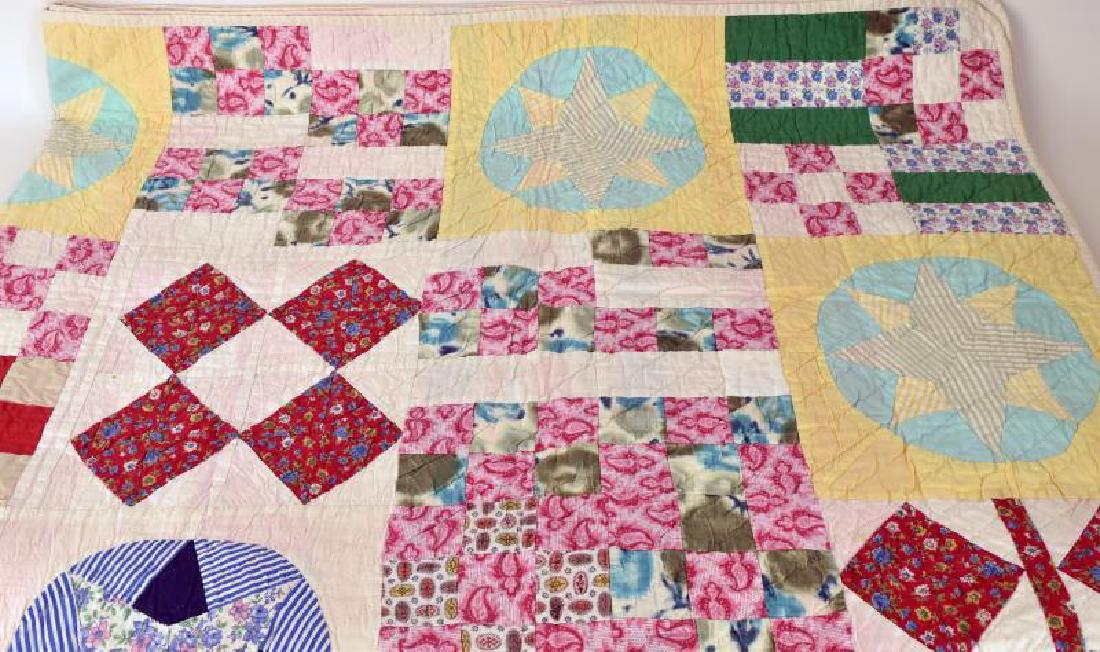 Handmade Diamond & Square Quilt (1 of 3)