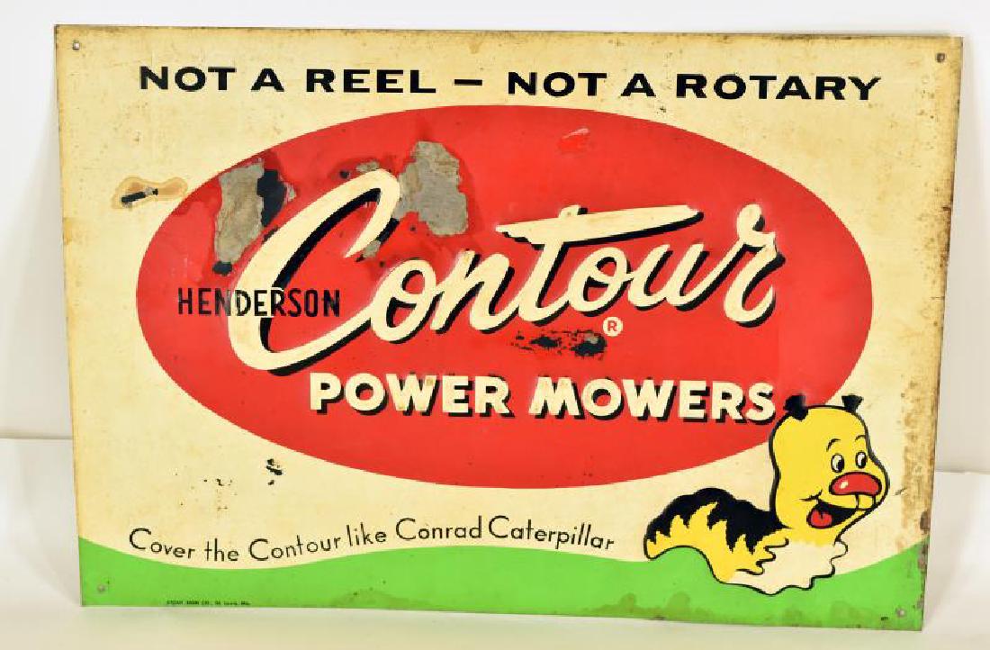 Vintage Contour Advertising Sign (1 of 1)