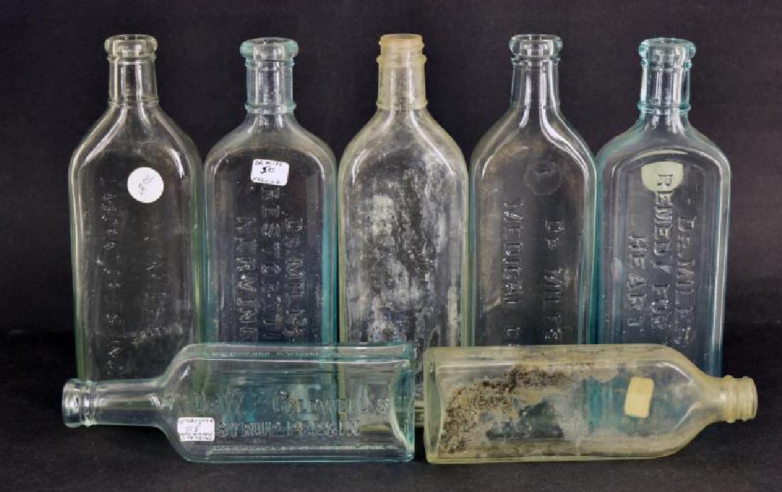 Collection Of Embossed Medicine Bottles (1 of 3)