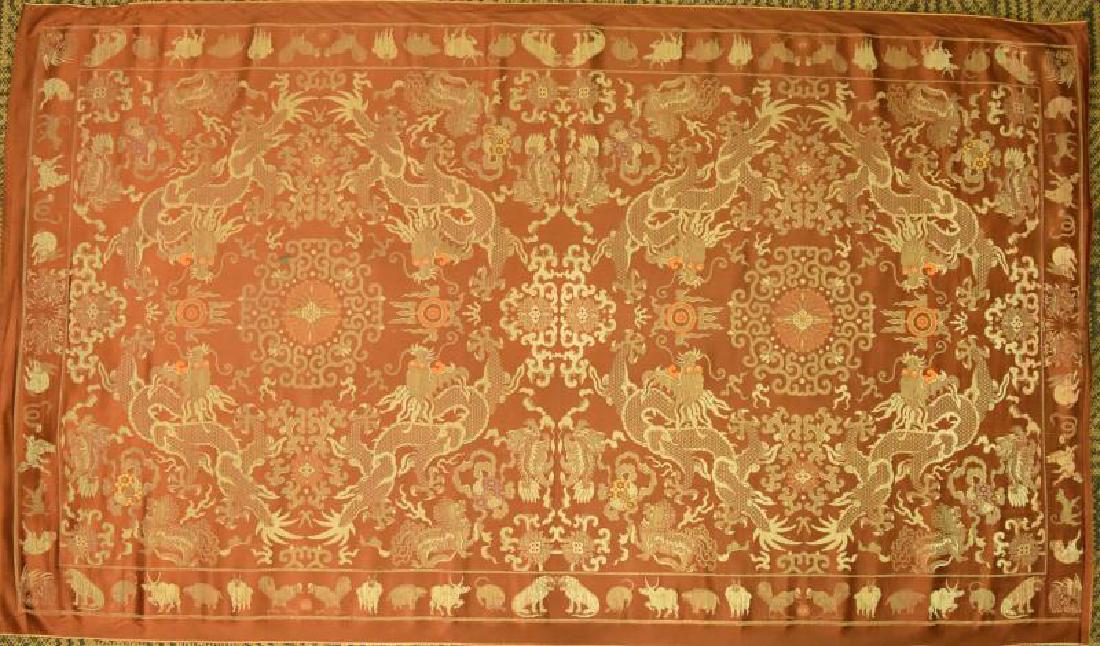 Asian Silk Tapestry Dragons & Animals (1 of 6)