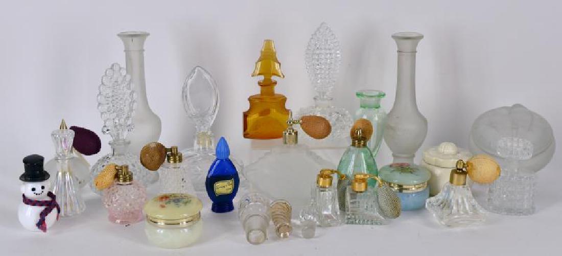 Large Collection Of Perfume Bottles & Powder Boxes (1 of 3)