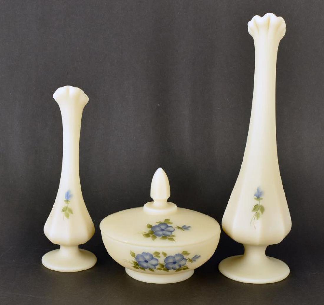 Fenton Hand Painted Flower Glass (1 of 1)