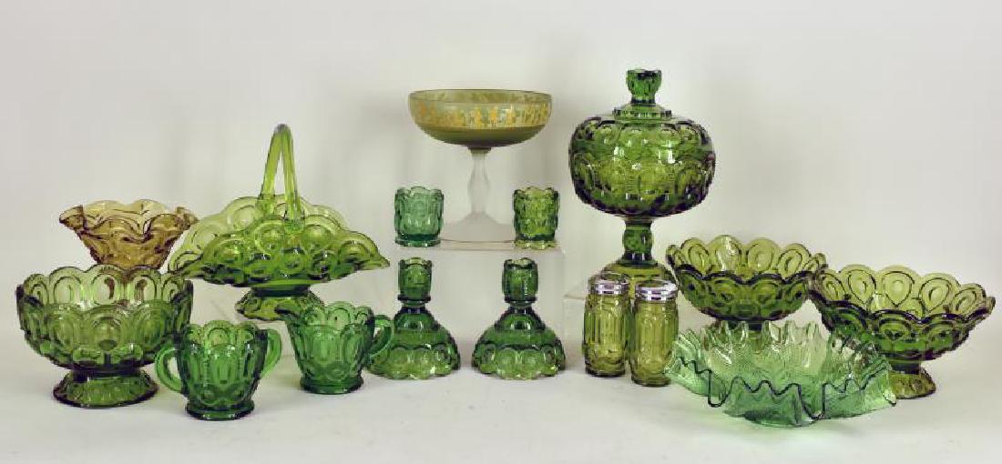 Collection Of Forest Green Glassware (1 of 4)