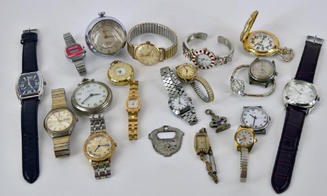 Collection Of Various Watches: Consisting Of Ingraham, Bull's Eye, Timex, Waltham And More