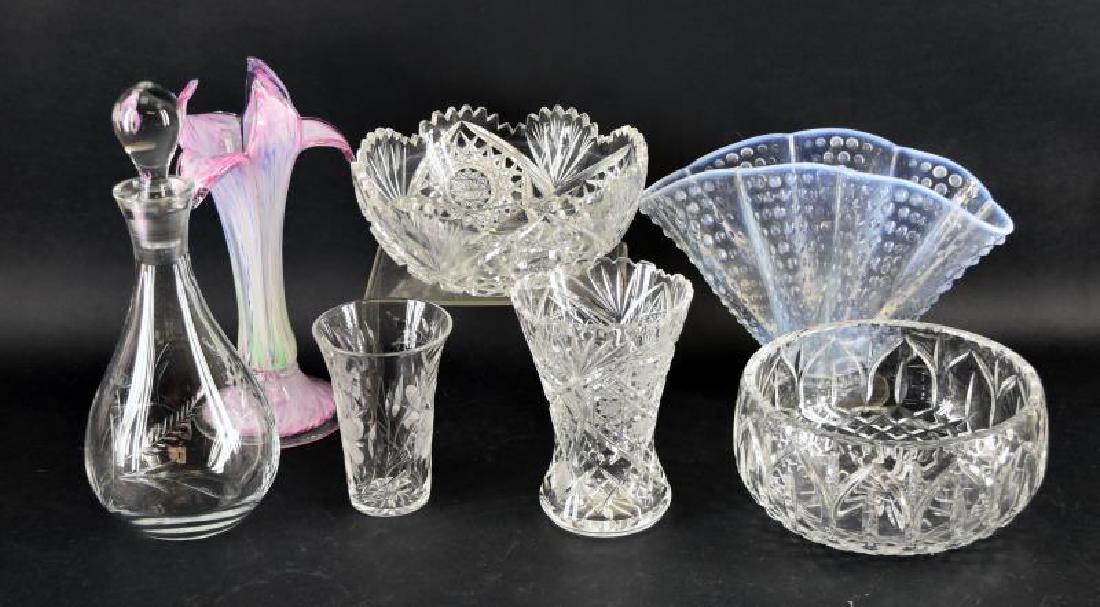 Group Of Cut Glass Crystal (1 of 1)