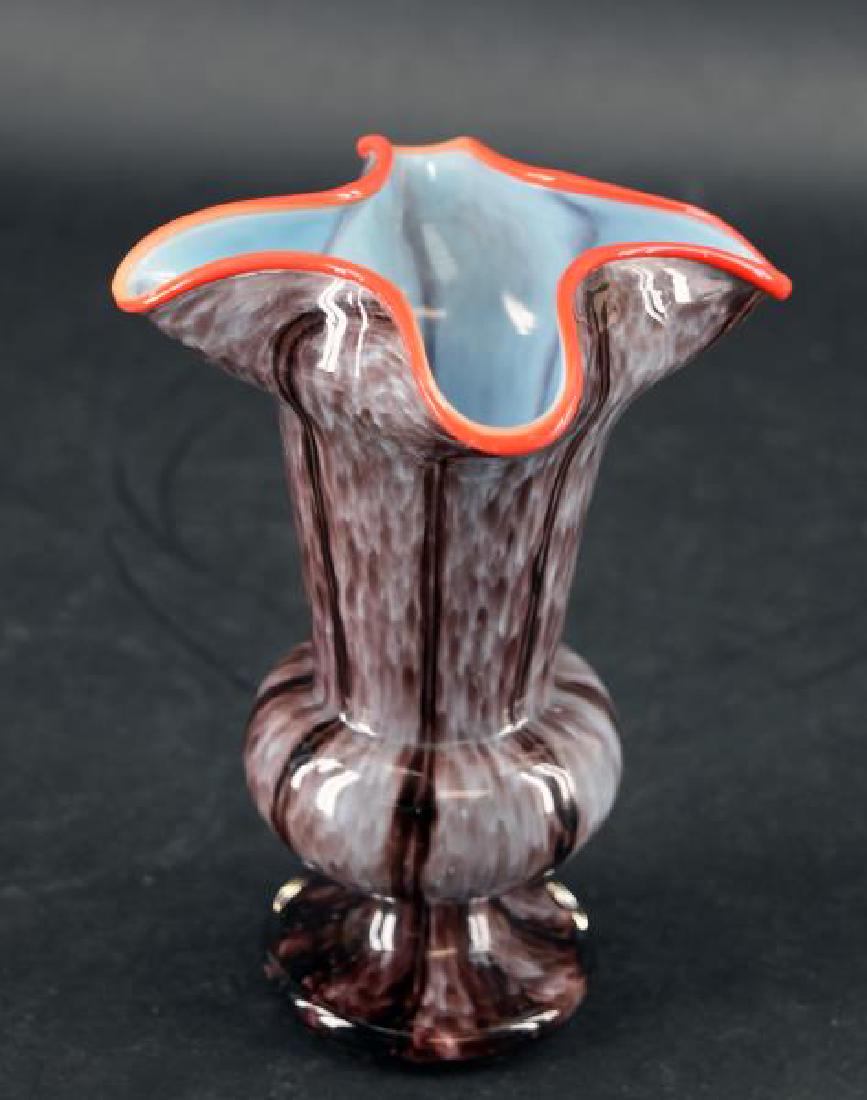 Franz Welz Czech Art Glass Vase