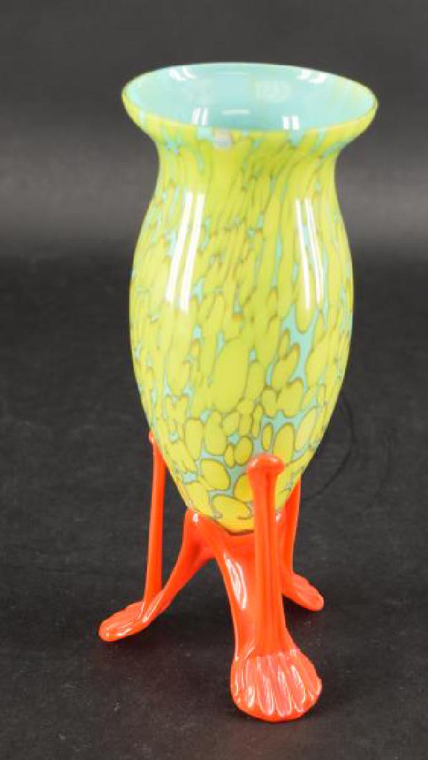 Franz Welz Czech Art Glass Vase