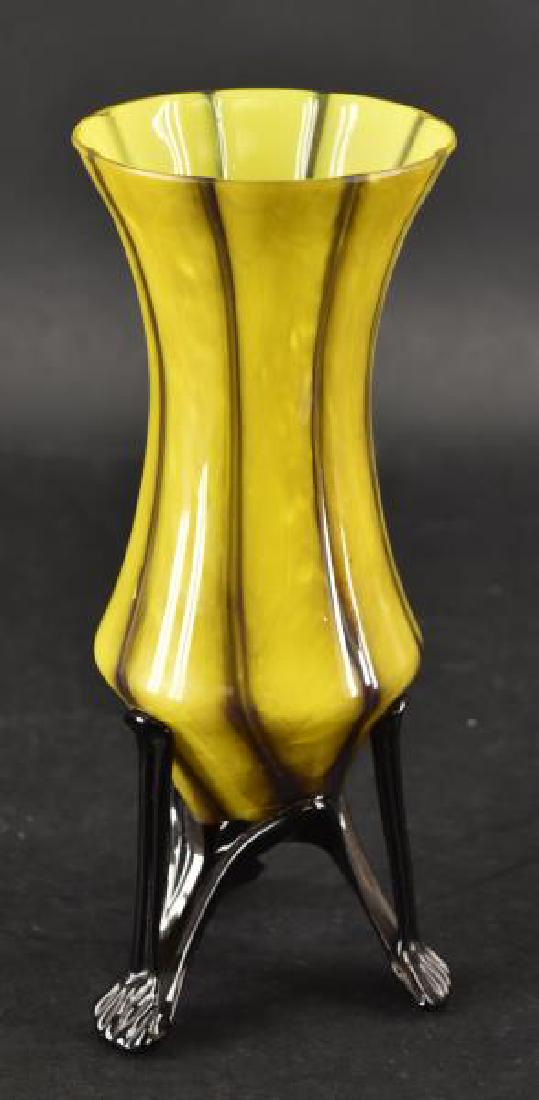 Franz Welz Czech Art Glass Vase