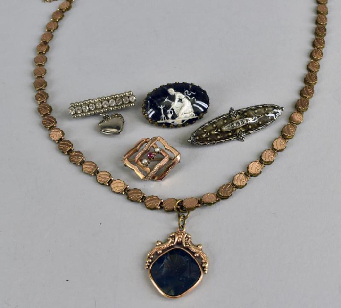 Victorian Book Chain Necklace (1 of 1)