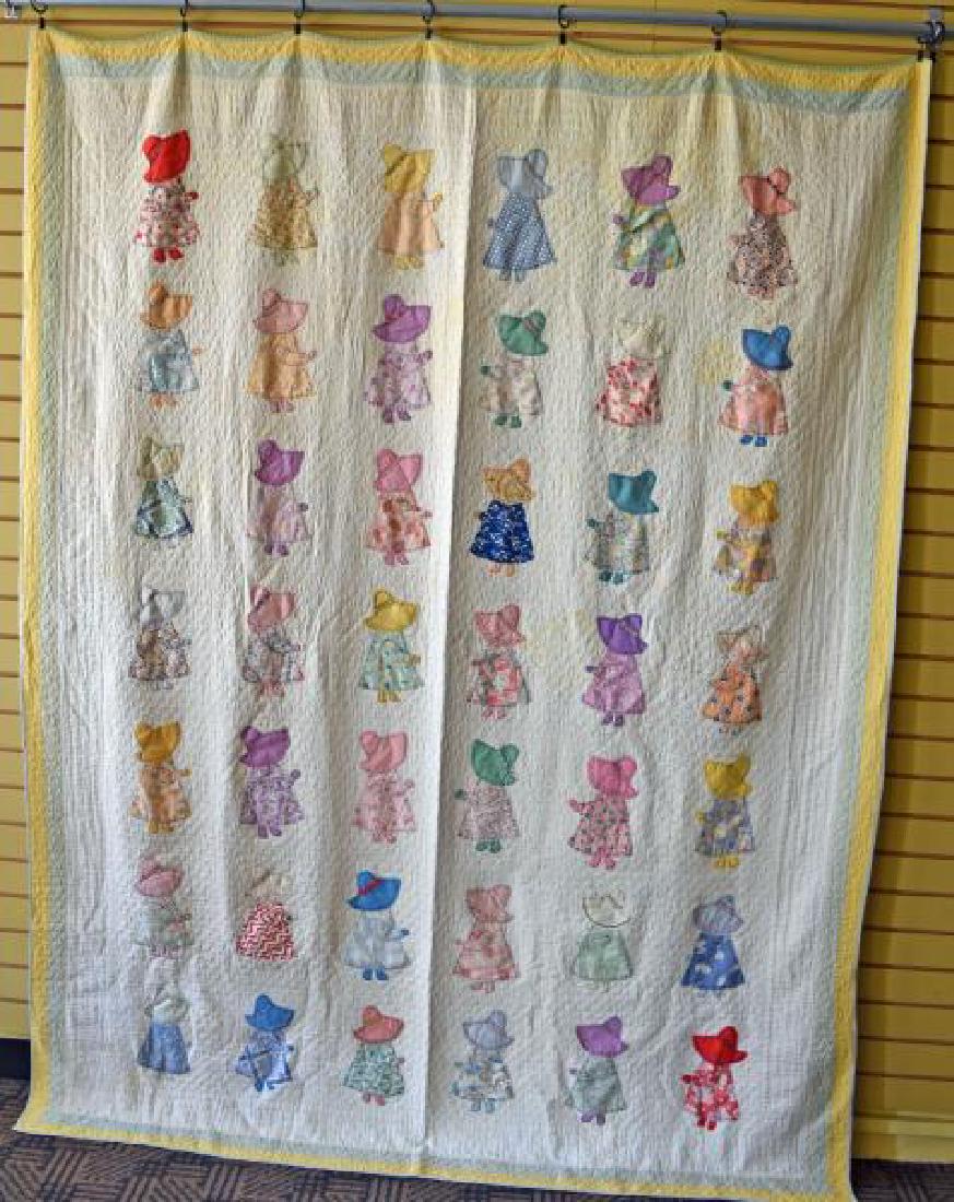 Vintage Sun Bonnet Sue Quilt (1 of 5)