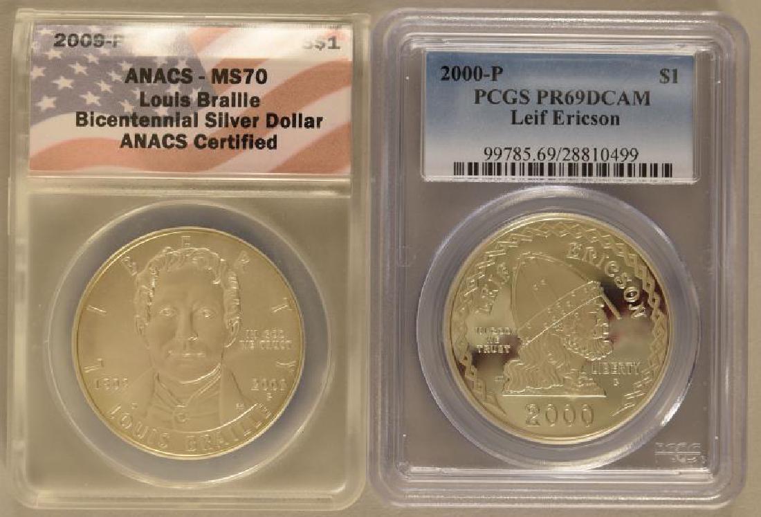 2000 P Leif Ericson $1 Silver Proof Coin (1 of 2)