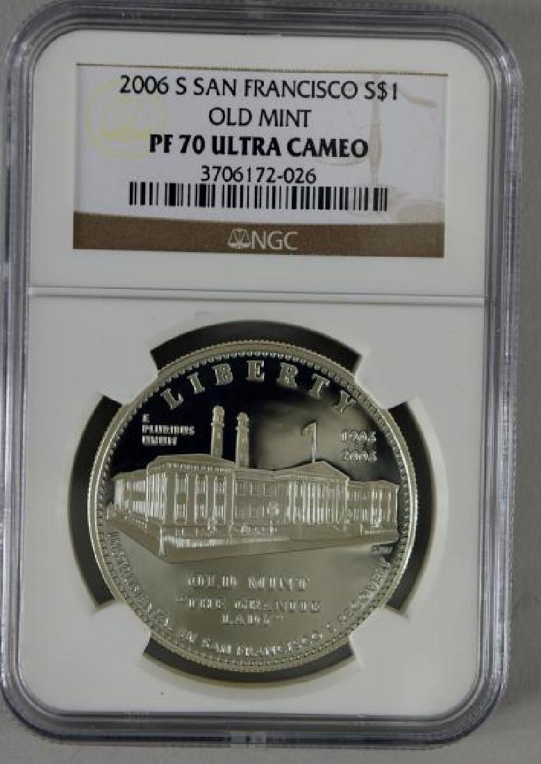 2006 S San Francisco Old Mint $1 Silver Proof Coin (1 of 2)
