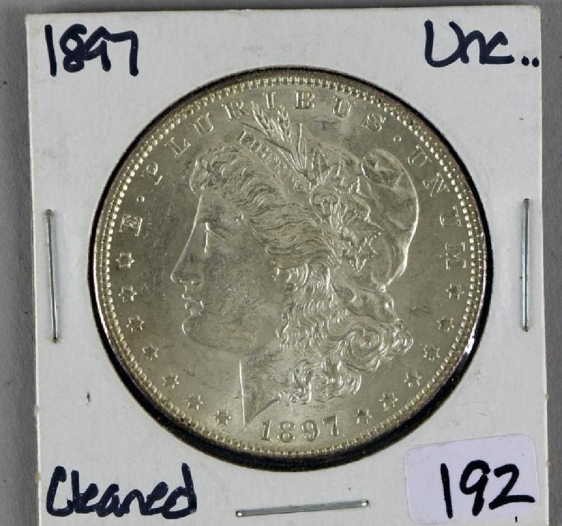 1897 Morgan Silver Dollar: We Do Not Grade Any Coin Or Currency, A Photo Shows The Condition Of Each Coin.