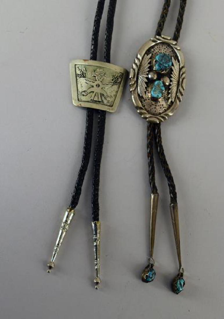 Ray Bennett Navajo Southwestern Sterling Bolo (1 of 6)