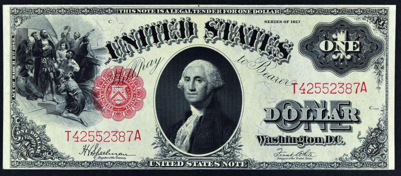 1917 $1 United States Note (1 of 6)