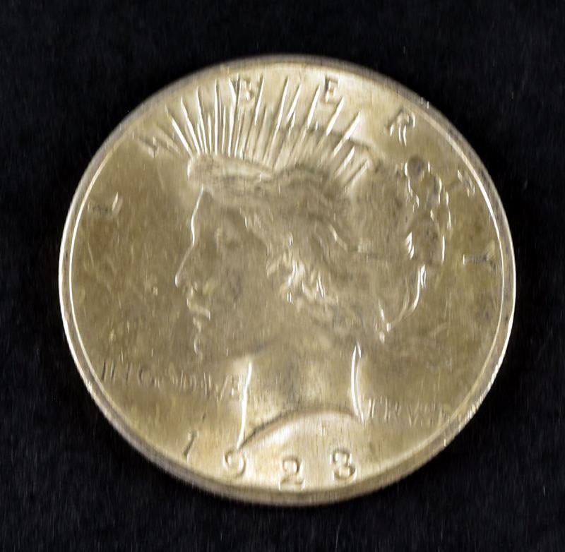1923 $1 Peace Silver Dollar (1 of 2)
