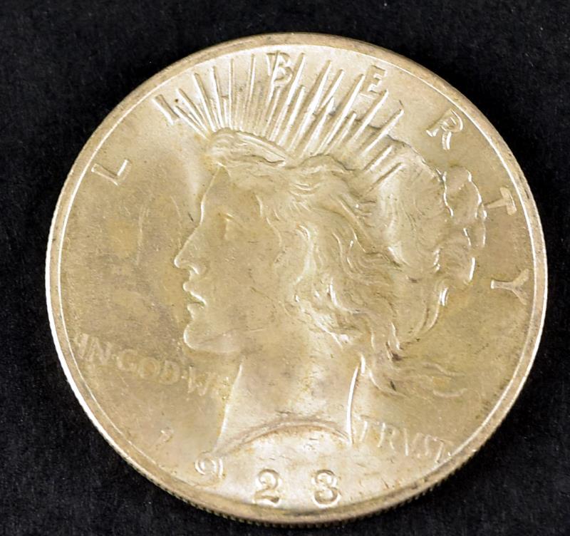 1923 $1 Peace Silver Dollar (1 of 2)