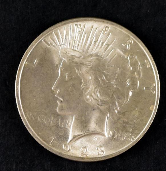 1923 $1 Peace Silver Dollar (1 of 2)