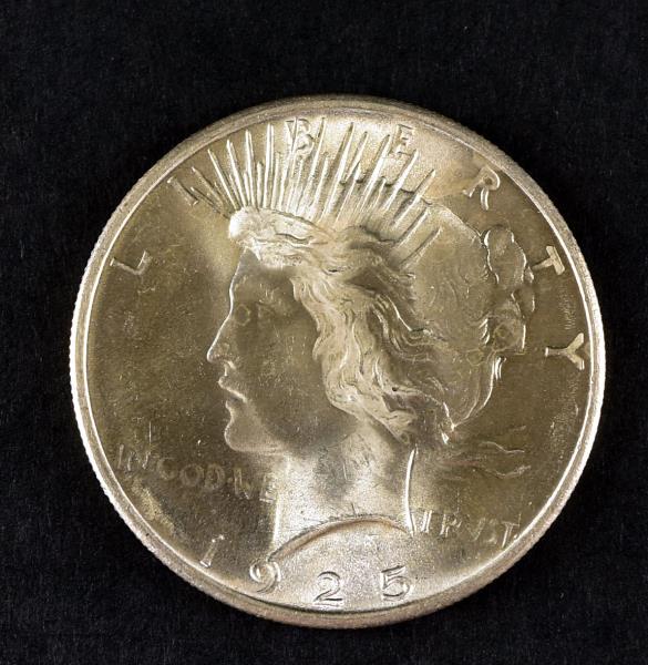 1925 $1 Peace Silver Dollar (1 of 2)