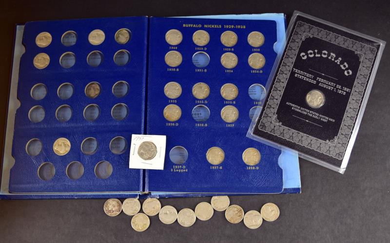 Group Of Buffalo Nickels (1 of 1)