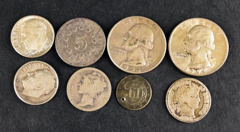 Group Of U. S. Silver Coinage (1 of 2)