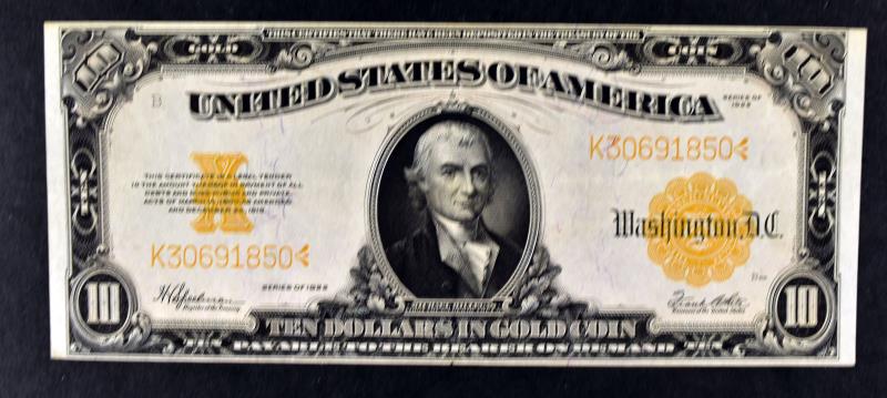 1922 $10 Gold Certificate (1 of 6)