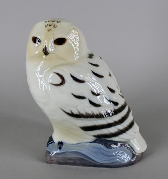 Large Bing & Grondahl Denmark Snowy Owl Figure (1 of 5)