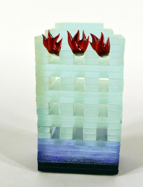 Mary Kay Simoni Glass Building Sculpture (1 of 5)