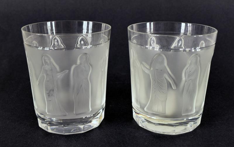 2 Lalique Femmes Antiques Whiskey Tumblers (1 of 4)