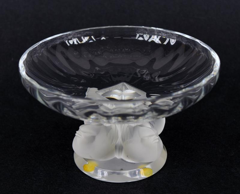 Lalique Crystal Nugent Compote Footed Bowl (1 of 6)