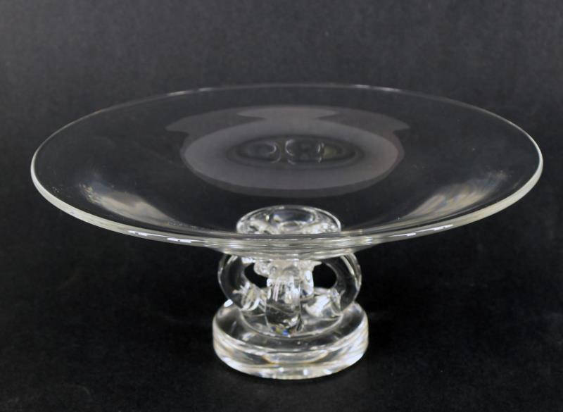 Steuben Crystal Center Bowl Or Compote (1 of 5)