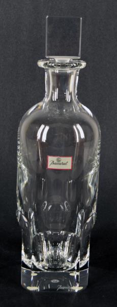 Baccarat Crystal Decanter: Featuring A Baccarat Crystal Decanter Measuring 12" Tall With The Stopper And 3" Squared At The Bottom. In Excellent Condition, No Nicks, Chips Or Cracks.