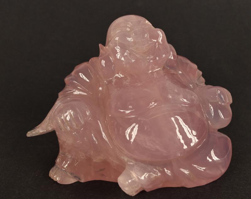 Rose Quartz Carved Buddha (1 of 5)