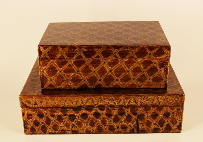 Two 20th Century Lacquer Myanmar Boxes (1 of 7)