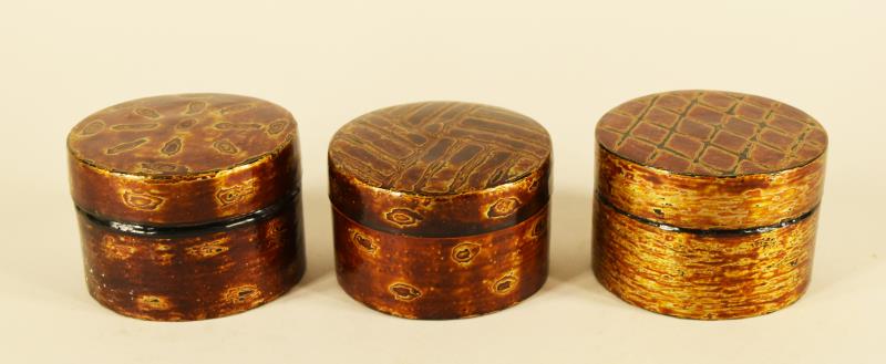 Three 20th Century Lacquer Myanmar Boxes (1 of 4)