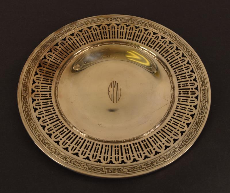 Gorham Pierced Sterling Silver Tray (1 of 3)
