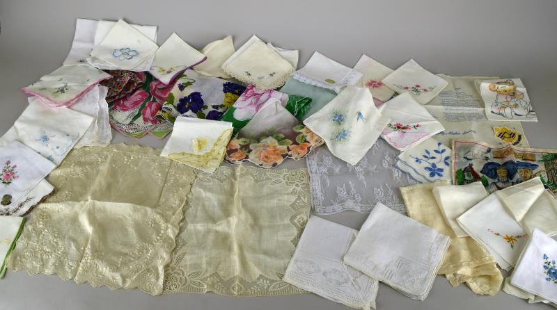 Group Of 40 Vintage Handkerchiefs (1 of 6)
