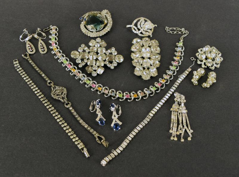Group Of Rhinestone Jewelry (1 of 4)