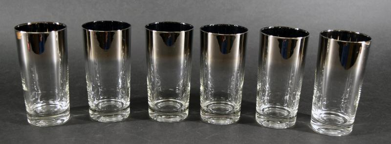 Vintage Silver Rim Bar Glasses Dorothy Thorpe (1 of 3)