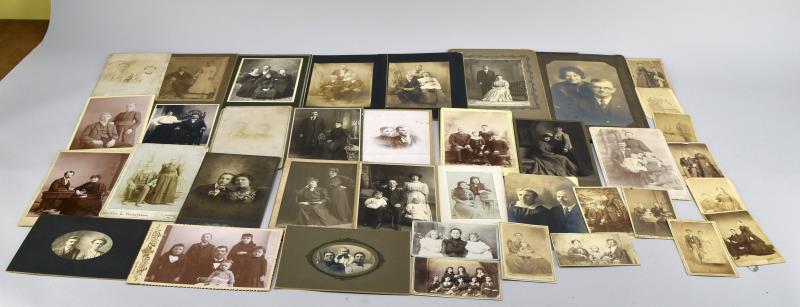 39 Victorian Cabinet Cards Or Photo's Of Family (1 of 5)