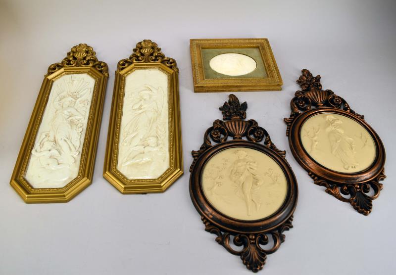 Neoclassic 1960s Dart Inc. Wall Plaque Sets (1 of 9)