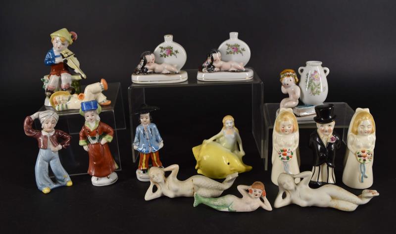 Thirteen Occupied Japan Figures (1 of 8)